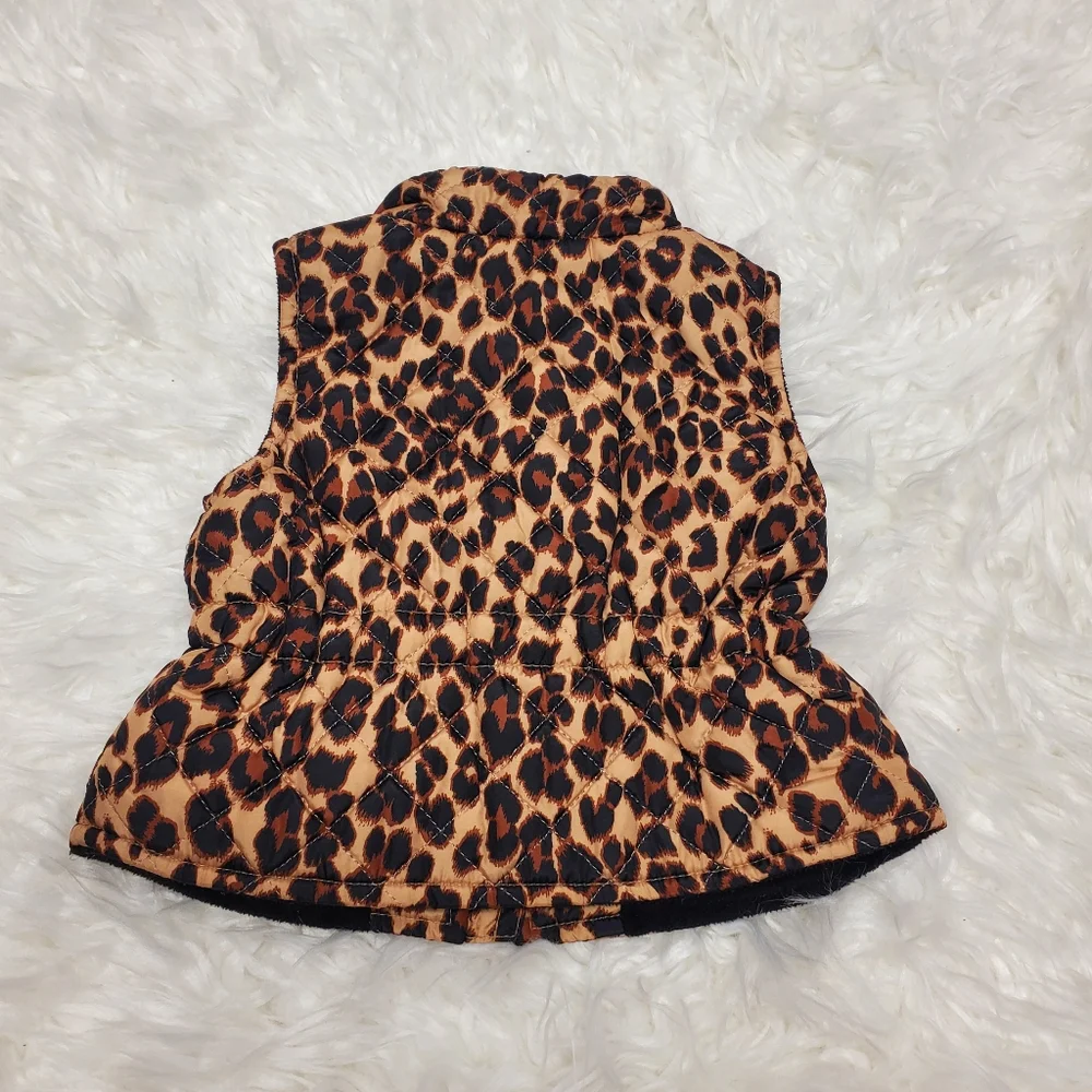 Nwot Baby Old Navy Animal Print Puffer Vest